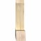 Ekena Millwork Portland Rough Sawn Timber Gable Bracket, Douglas Fir, 72"W x 27"H x 6"D x 6"F, 9/12 Pitch GBW072X27X0606POR00RDF - alternate 3
